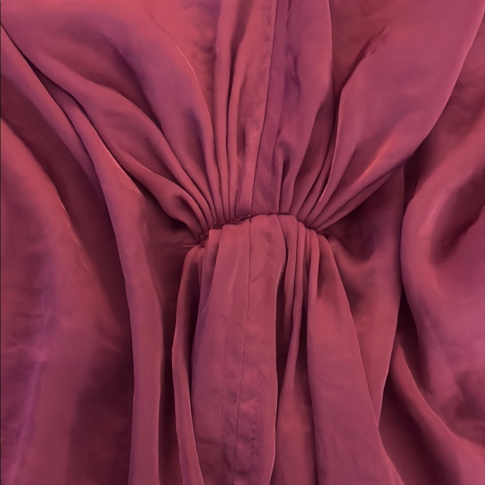 DKNY Women's Magenta Blouse - Picture 4 of 10